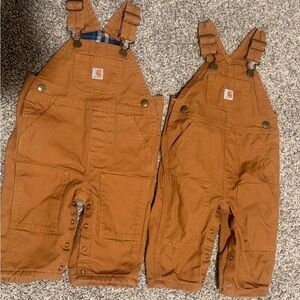 (3 pairs) Boy Carhartt Overalls